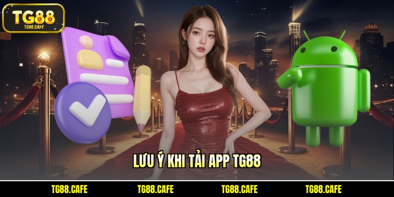 Lưu ý khi tải app TG88